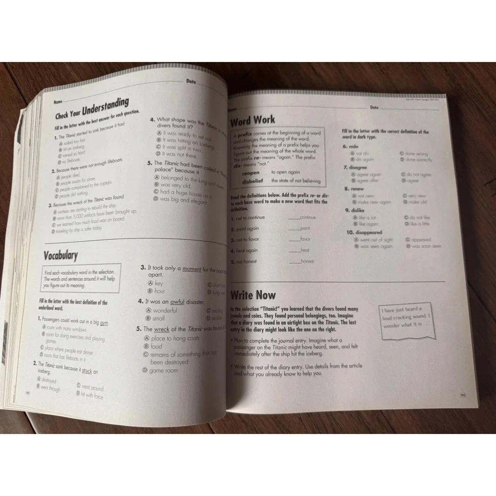 Grades 4-5 Reading Help Book